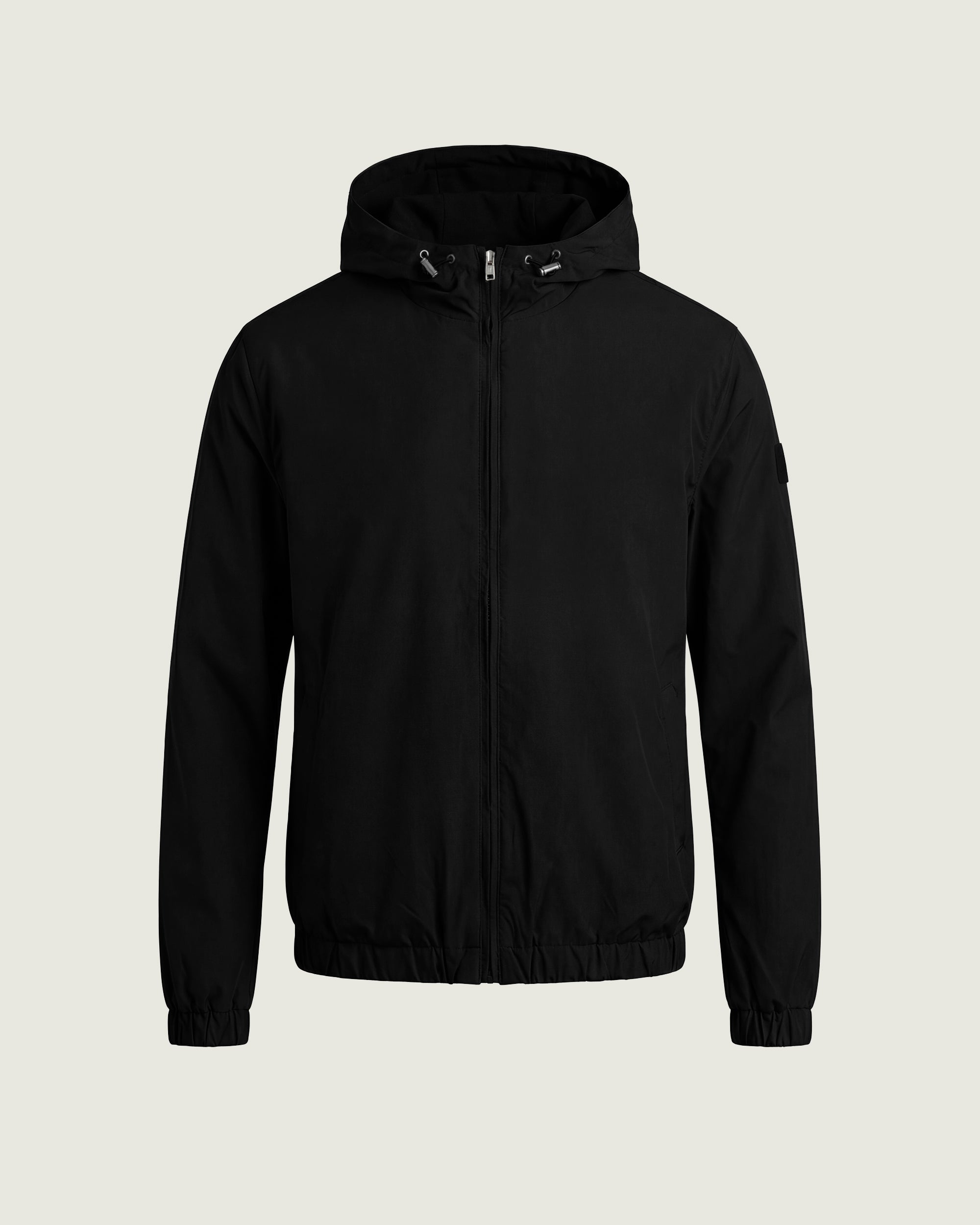 DUQUEZZI HOODED REVERSIBLE BOMBER | Black