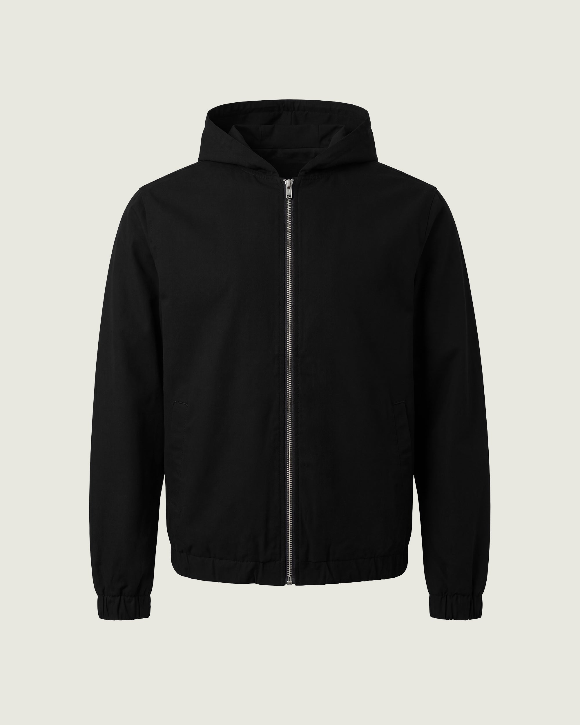 DUQUEZZI HOODED REVERSIBLE BOMBER | Black