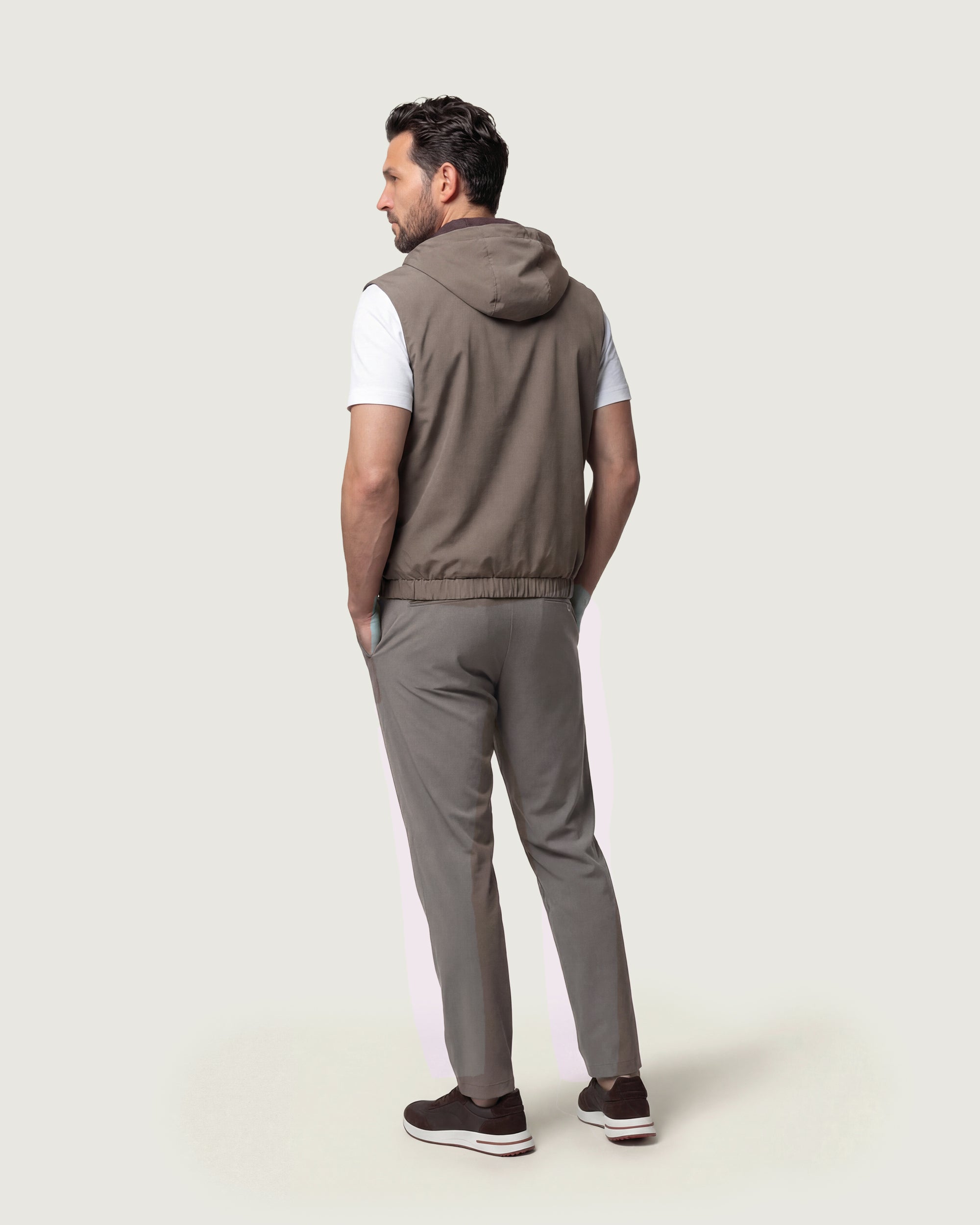 DUQUEZZI REVERSIBLE VEST | Desert