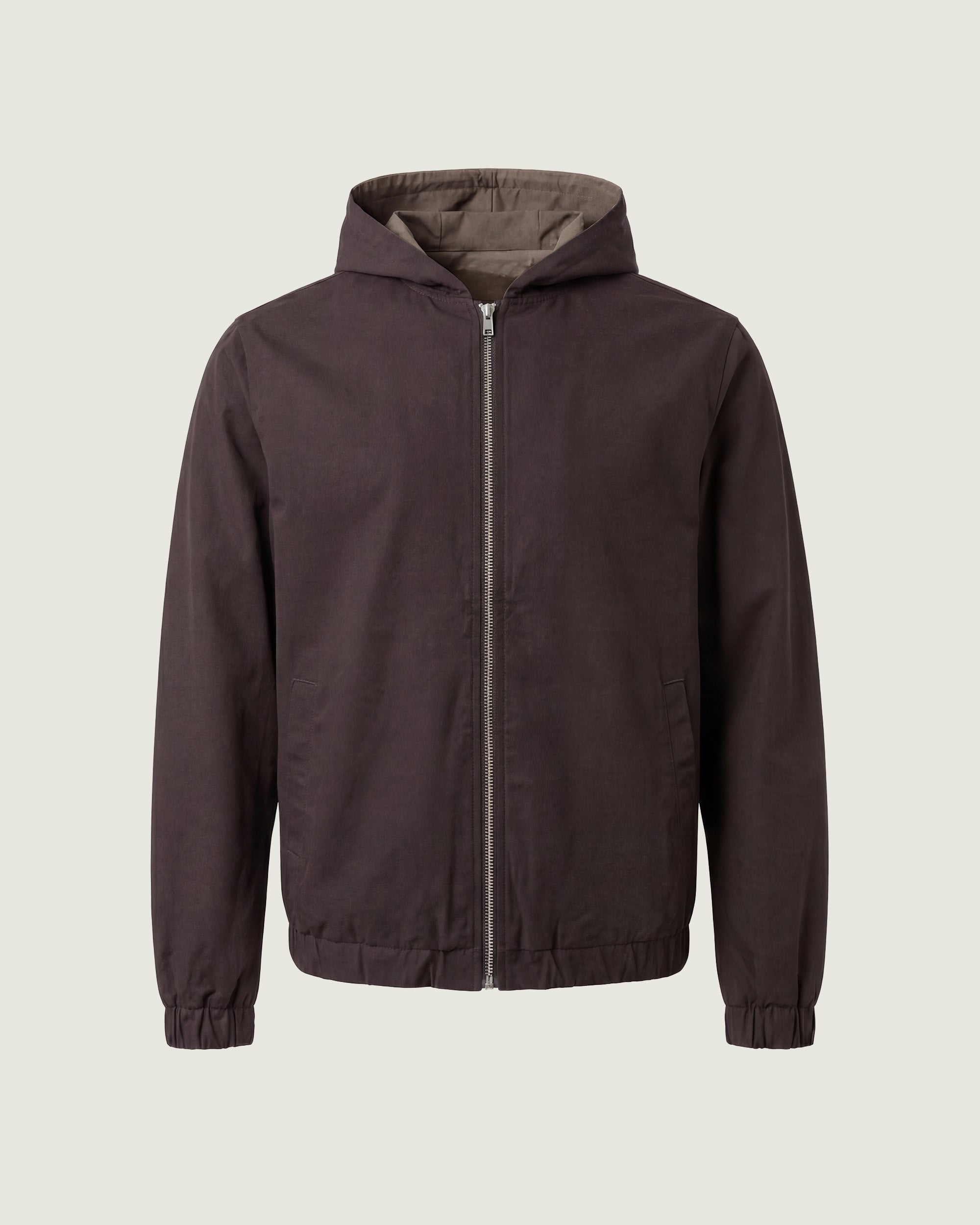 DUQUEZZI HOODED REVERSIBLE BOMBER | Desert