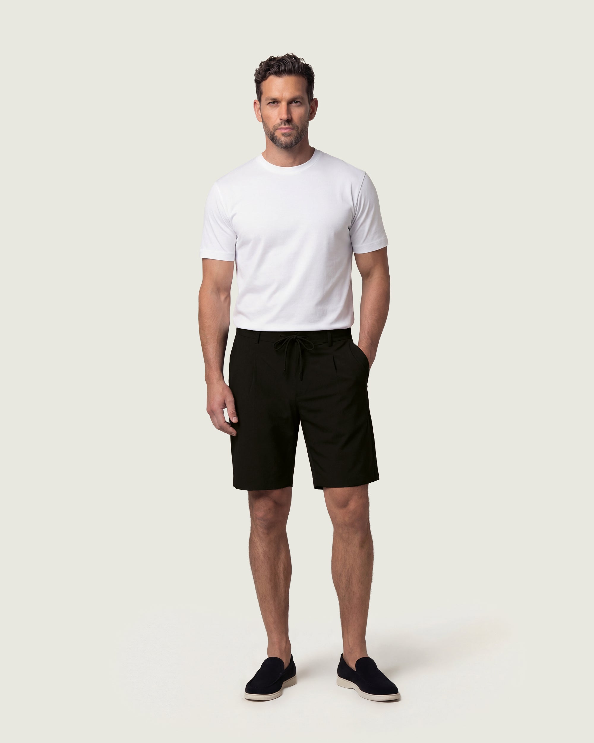 DUQUEZZI DYNAMIC CHINO SHORT | Black
